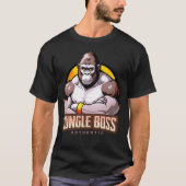 Jungle Boss - Funny Gorilla Grafik - Gorilla T-Shirt (Vorderseite)