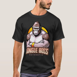 Jungle Boss - Funny Gorilla Grafik - Gorilla T-Shirt
