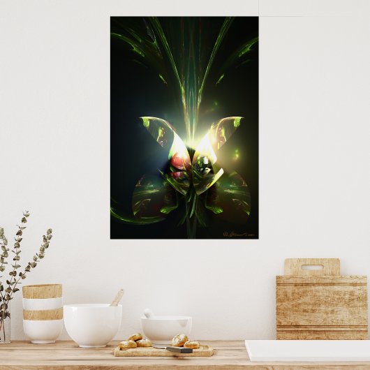 Jungle Bouquet Poster (Küche)