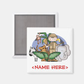 Jungle Boy Magnet (Vorderseite/Rückseite)
