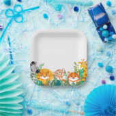 Jungle Boys Paper Plate Pappteller (Party)