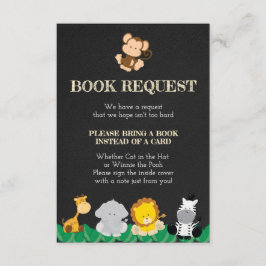 Jungle Bringen Sie eine Buchkarte mit, Safari Brin Begleitkarte