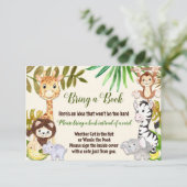 Jungle Bringen Sie eine Buchkarte mit, Safari Brin Begleitkarte (Stehend Vorderseite)