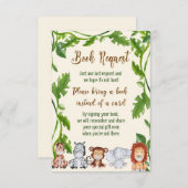 Jungle Bringen Sie eine Buchkarte mit, Safari Brin Begleitkarte (Vorne/Hinten)