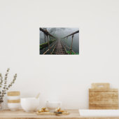 Jungle Brücke über eine Crevasse Poster (Küche)
