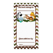 Jungle Buddies Buchzeichen (Vorne)