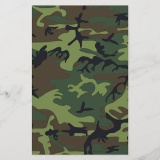 Jungle-Camouflage Briefpapier