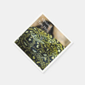 Jungle Carpet Python Snake Serviette (Ecke)