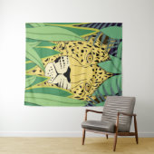 Jungle Cat #4 Large Wandteppich (Beispiel (Horizontal))