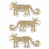 Jungle Cat Aufkleber (Vorderseite)