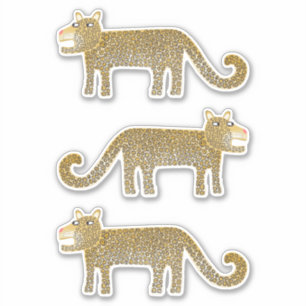 Jungle Cat Aufkleber