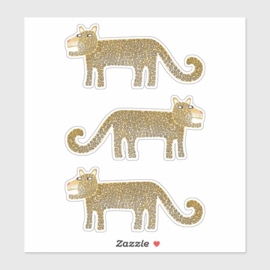 Jungle Cat Aufkleber (Blatt)