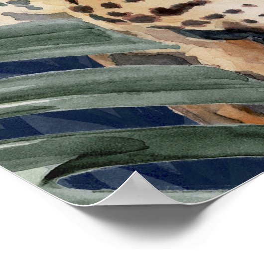 Jungle Cat - Cheetah Poster (Ecke)