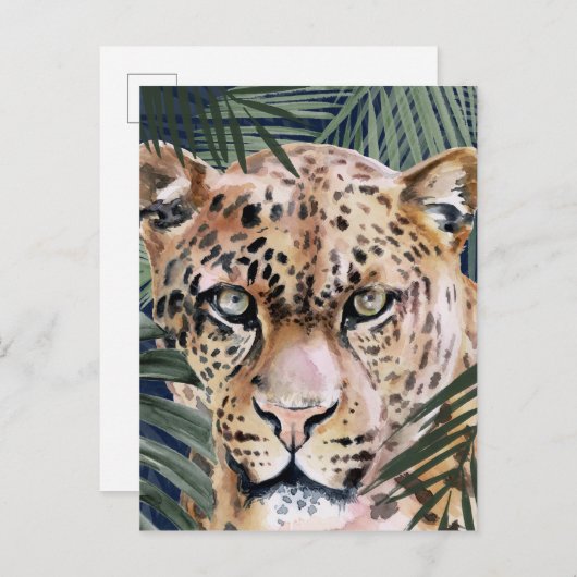 Jungle Cat - Cheetah Postkarte (Vorne/Hinten)