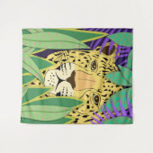 Jungle Cat Large Wandteppich (Vorderseite (Horizontal))