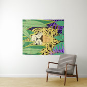 Jungle Cat Medium Wandteppich (Beispiel (Horizontal))