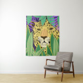 Jungle Cat Medium Wandteppich (Beispiel)