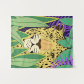 Jungle Cat Medium Wandteppich (Vorderseite (Horizontal))