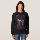Jungle Cat Pastel Aesthetic Sweatshirt (Vorne ganz)