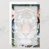 Jungle Cat - Tiger Briefpapier (Vorne/Hinten)