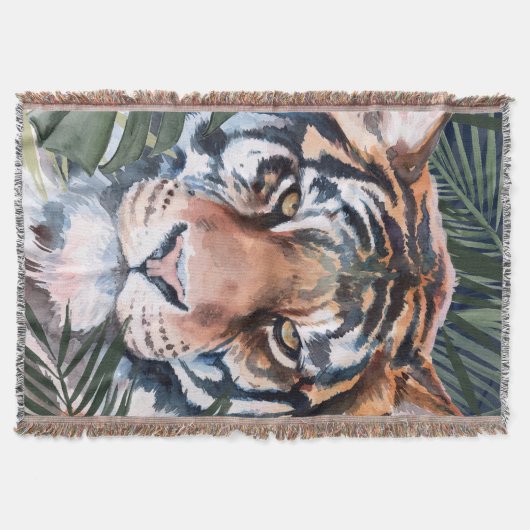 Jungle Cat - Tiger Decke (Vorderseite)