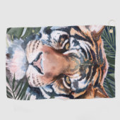 Jungle Cat - Tiger Golfhandtuch (Horizontal)