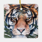 Jungle Cat - Tiger Keramikornament (Vorderseite)