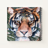 Jungle Cat - Tiger Notizblock (Rückseite)