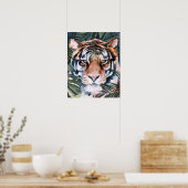 Jungle Cat - Tiger Poster (Küche)