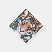 Jungle Cat - Tiger Serviette (Ecke)