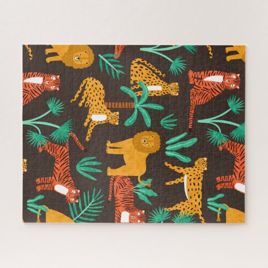 Jungle Cats Puzzle (Horizontal)