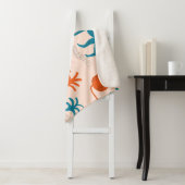 Jungle Cheetah: Funky Tropical Pattern. Sherpadecke (Beispiel)
