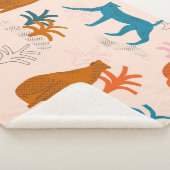Jungle Cheetah: Funky Tropical Pattern. Sherpadecke (3/4)