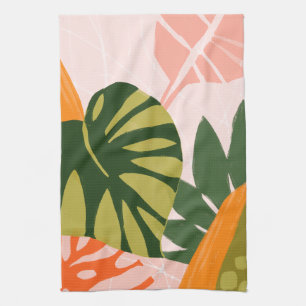 Jungle Collage I Geschirrtuch