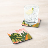 Jungle Collage I Getränkeuntersetzer (Rechte Seite)