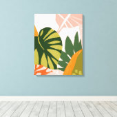 Jungle Collage I Leinwanddruck (Insitu (Holzboden))