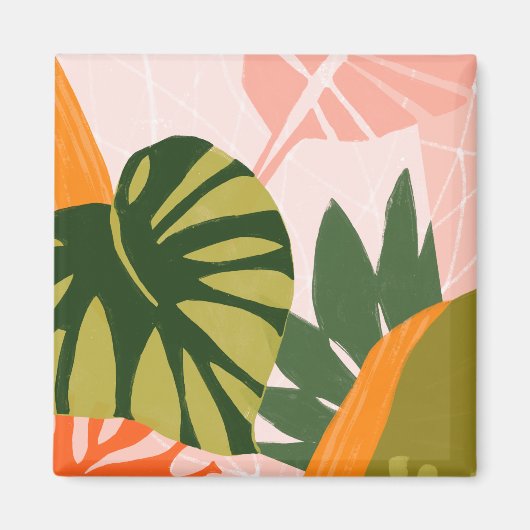 Jungle Collage I Magnet (Vorne)