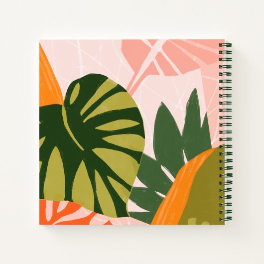 Jungle Collage I Notizblock (Rückseite)