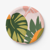 Jungle Collage I Pappteller (Vorderseite)