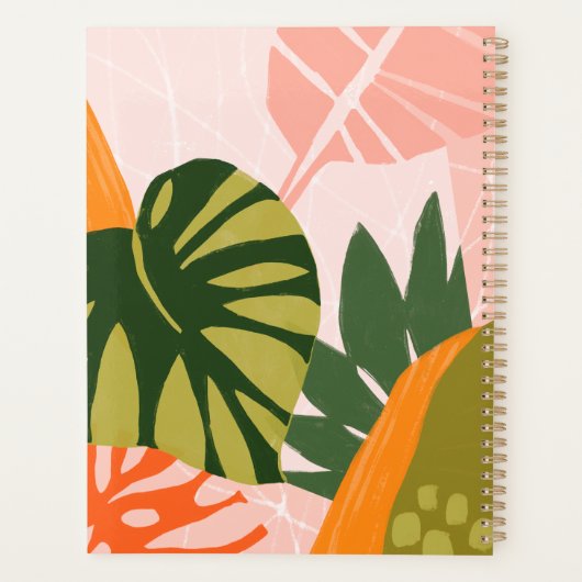 Jungle Collage I Planer (Rückseite)