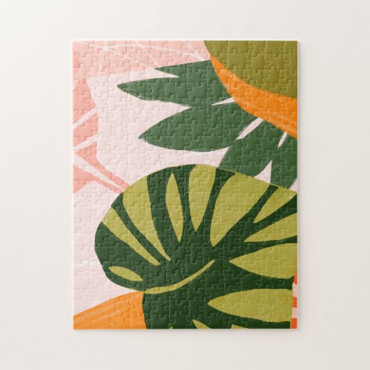 Jungle Collage I Puzzle (Vertikal)