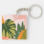Jungle Collage I Schlüsselanhänger (Rückseite)