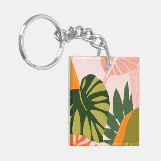 Jungle Collage I Schlüsselanhänger (Vorderseite links)