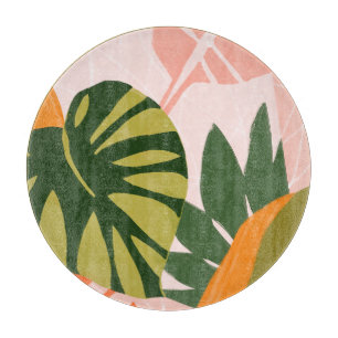 Jungle Collage I Schneidebrett