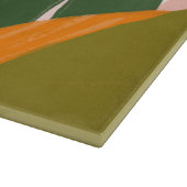 Jungle Collage I Schneidebrett (Ecke)