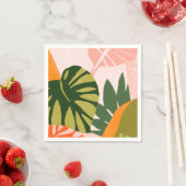 Jungle Collage I Serviette (Beispiel)