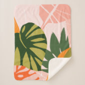 Jungle Collage I Sherpadecke (Vorderseite)