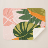 Jungle Collage I Sherpadecke (Vorderseite (Horizontal))