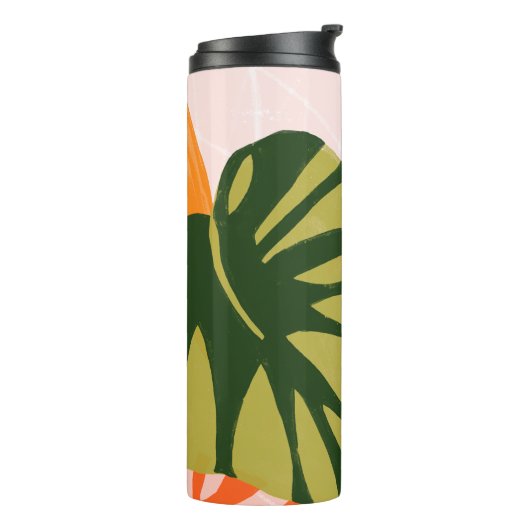 Jungle Collage I Thermosbecher (Nach links gedreht)