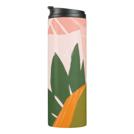 Jungle Collage I Thermosbecher (Nach rechts gedreht)